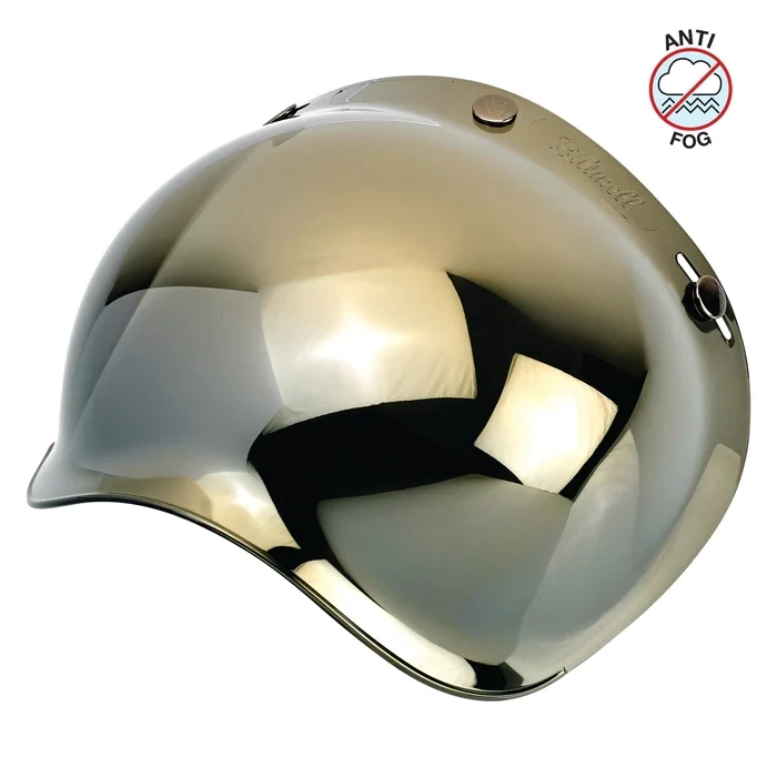 BILTWELL BUBBLE SHIELD ANTI-FOG - GOLD MIRROR