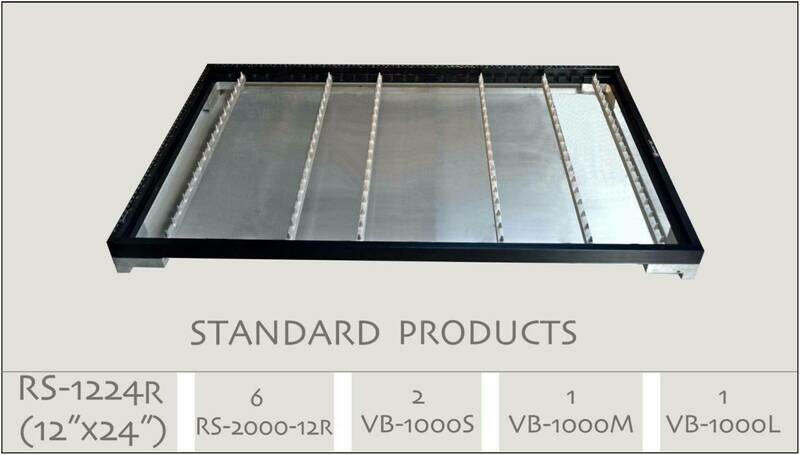 RS-1224R
Table Size: 12"x 24"