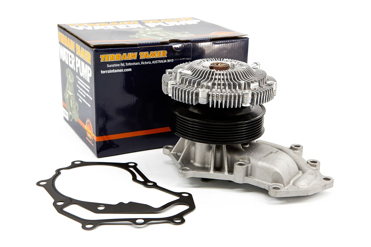WATER PUMP ZD30DTI &amp; VISC. COUPLING TT W/O COMMON RAIL INJ.