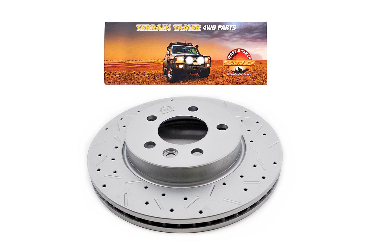 T/T DIMPLED &amp; SLOTTED ROTOR FRONT 2