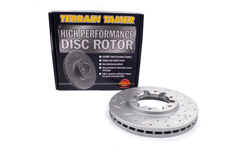 T/T DIMPLED &amp; SLOTTED ROTOR FRONT EXCEPT 4.8L EFI