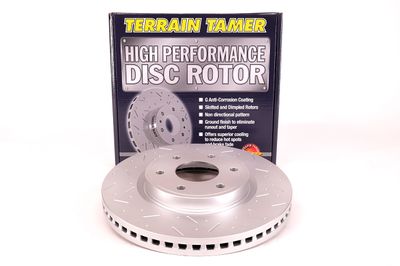 T/T DIMPLED &amp; SLOTTED ROTOR FRONT 3