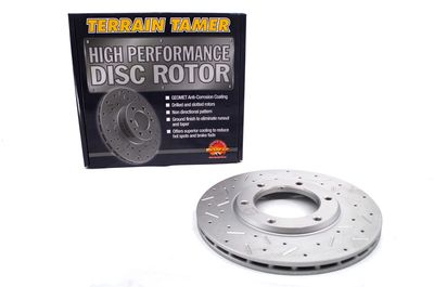 T/T DIMPLED &amp; SLOTTED ROTOR FRONT EXCEPT 4.2L EFI