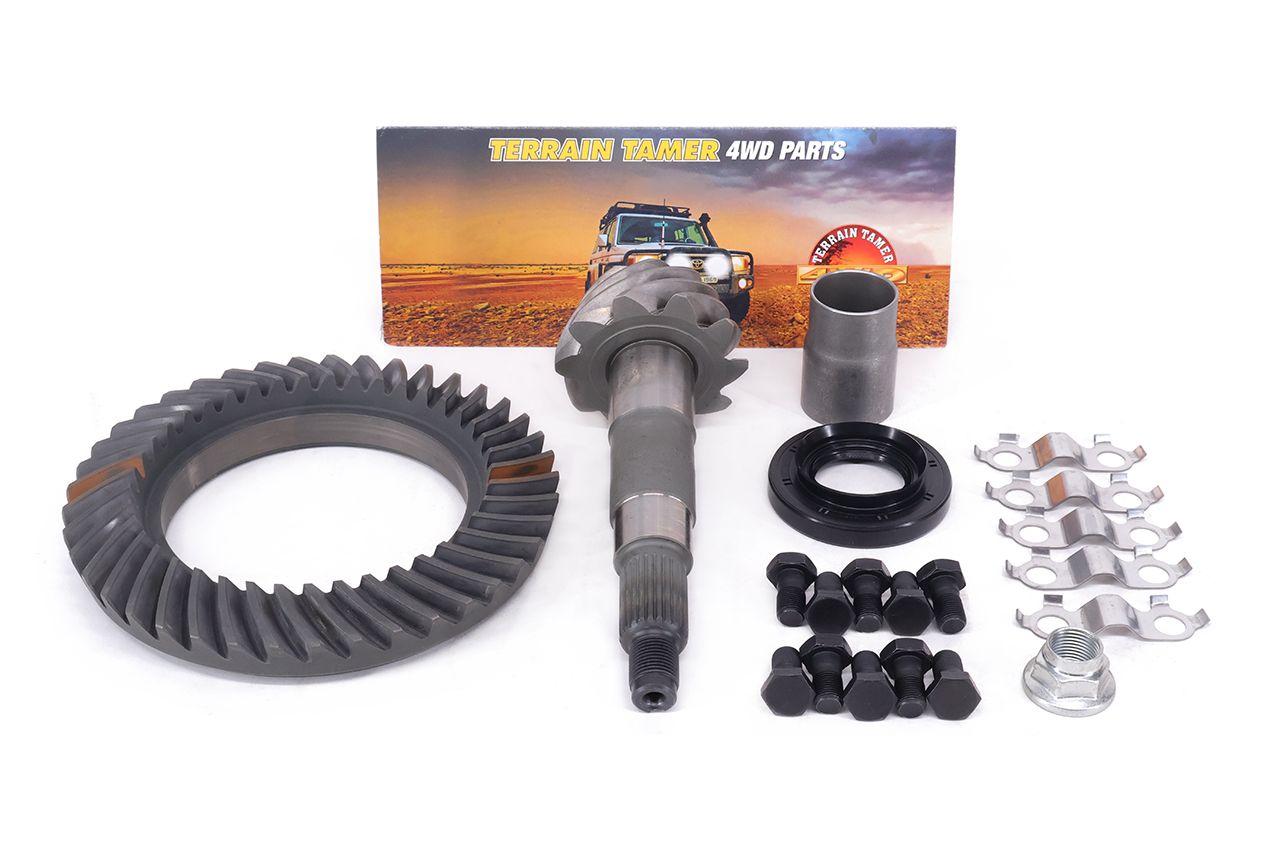 C/W &amp; PINION FRONT DIFF T=41:10 RATIO 4.10:1 MTM