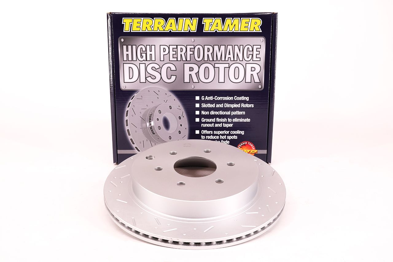 T/T DIMPLED &amp; SLOTTED ROTOR REAR 8