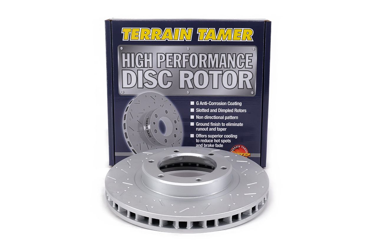 T/T DIMPLED &amp; SLOTTED ROTOR FRONT 6