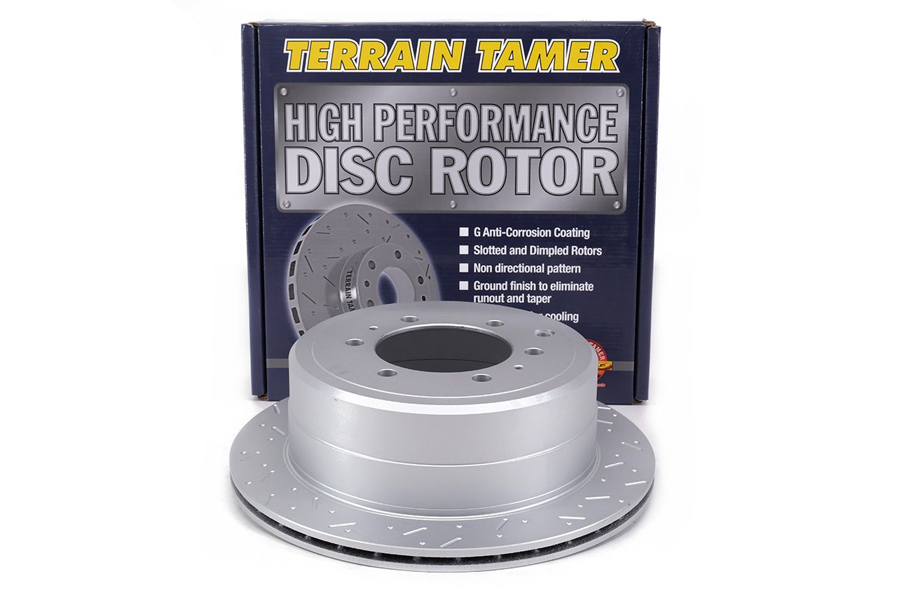 T/T DIMPLED &amp; SLOTTED ROTOR REAR 1