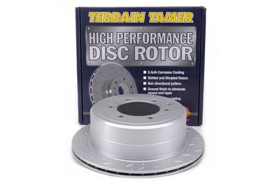 T/T DIMPLED &amp; SLOTTED ROTOR REAR 1