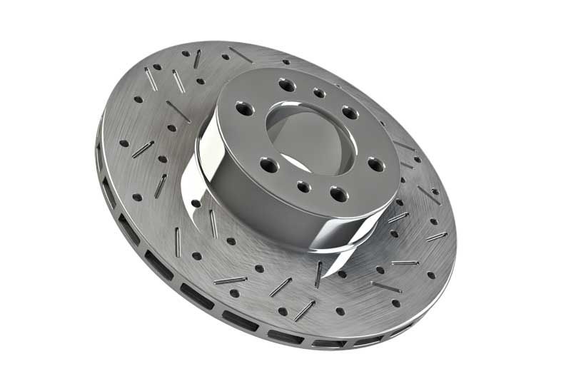 T/T DIMPLED &amp; SLOTTED DISC ROTOR FRONT 3