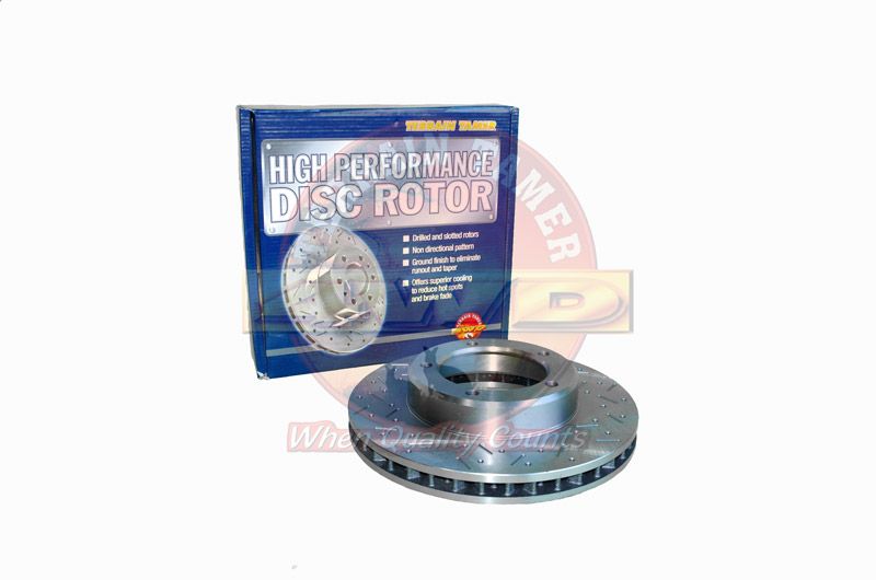 T/T DIMPLED &amp; SLOTTED ROTOR FRONT 8