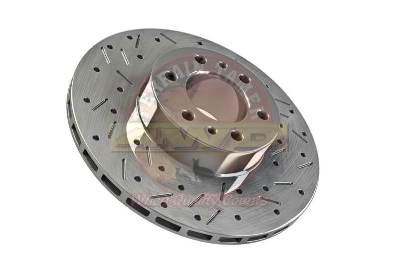 T/T DIMPLED &amp; SLOTTED ROTOR REAR 4