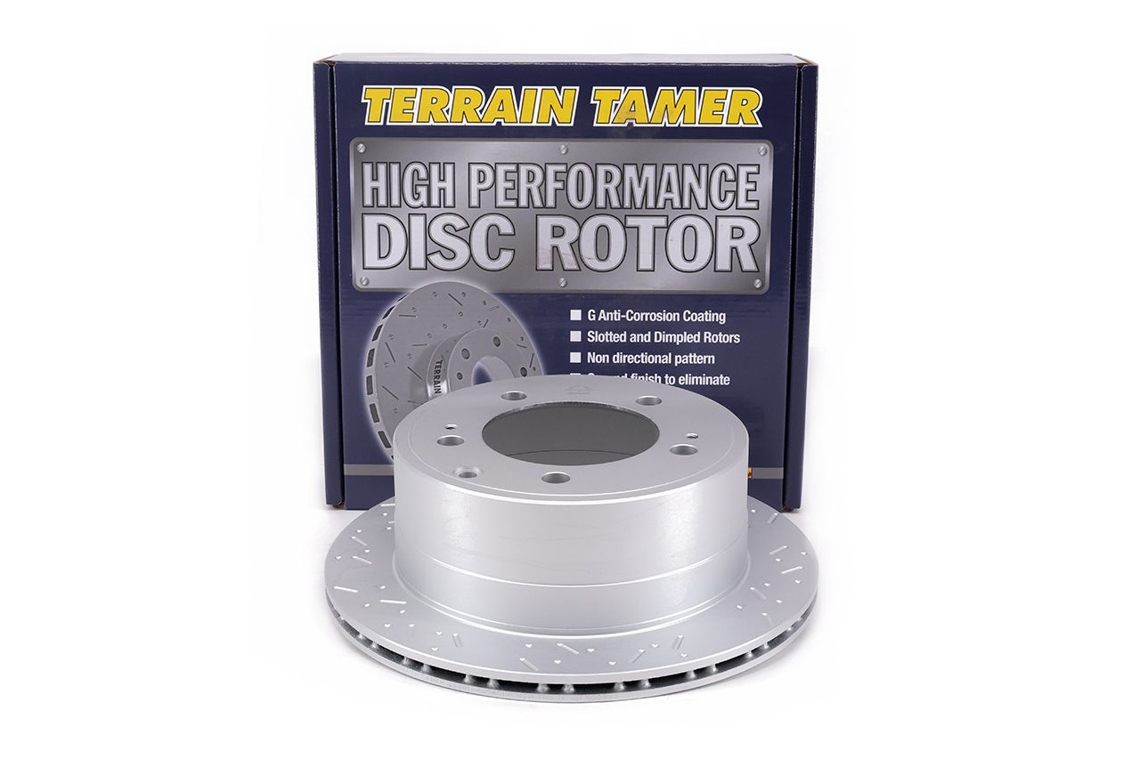 T/T DIMPLED &amp; SLOTTED DISC ROTOR REAR (28)