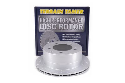 T/T DIMPLED &amp; SLOTTED DISC ROTOR REAR (28)
