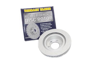 T/T SLOTTED &amp; DIMPLED DISC ROTOR REAR