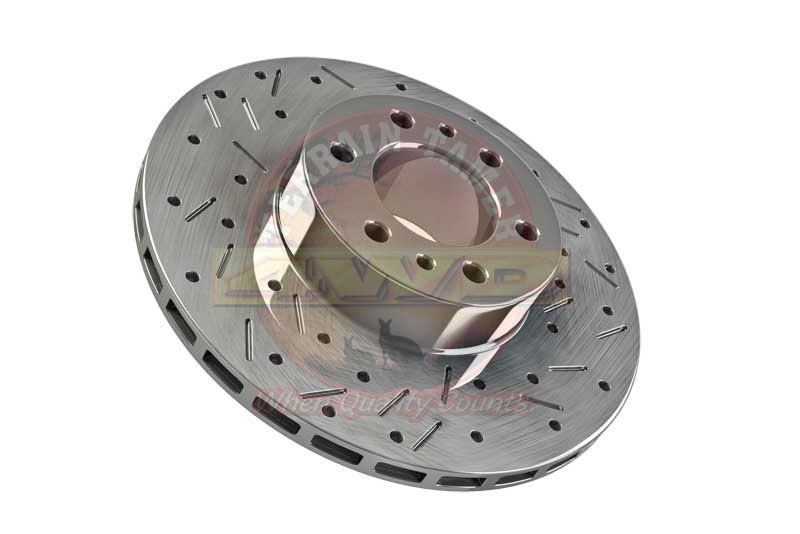 T/T DIMPLED &amp; SLOTTED ROTOR FRONT WITHOUT VSC 297MM DIA.