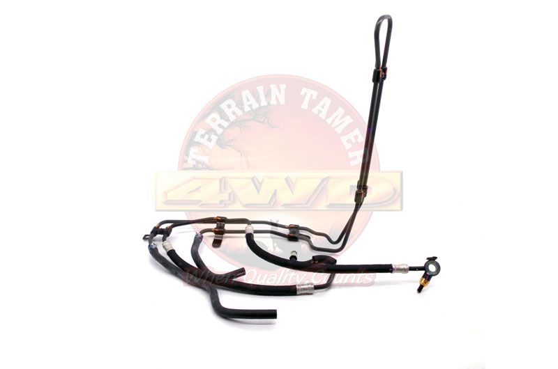 PIPE PRESSURE FEED POWER STEERING PUMP TO STEERING BOX 5