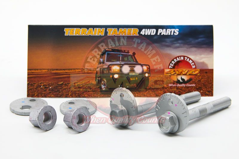 CAMBER ADJUSTING BOLT KIT ONE SIDE FRONT &amp; REAR OF ARM 1