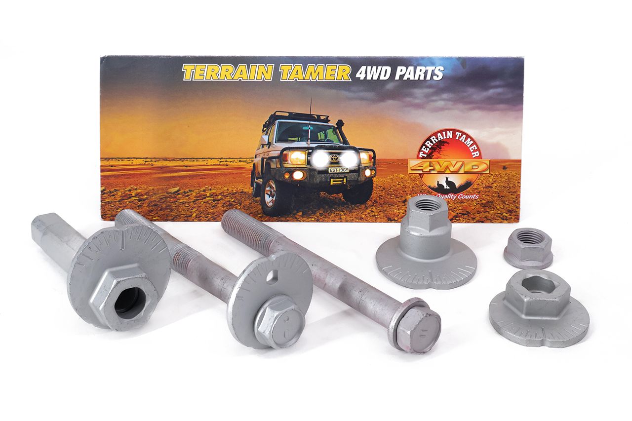 CAMBER ADJUSTING BOLT KIT ONE SIDE FRONT &amp; REAR OF ARM