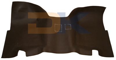 MAT, FRT &amp; REAR FLOOR MAT SABLE BROWN VINYL UTE &amp; TROOPY
