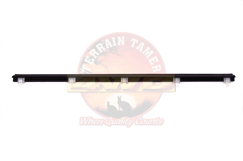 WEATHERSTRIP FRONT DOOR GLASS OUTER L/H SUITS WITH 1/4 GLASS