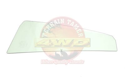 GLASS REAR DOOR 1/4 WINDOW WITHOUT VX PACKAGE &amp; DARK GREY