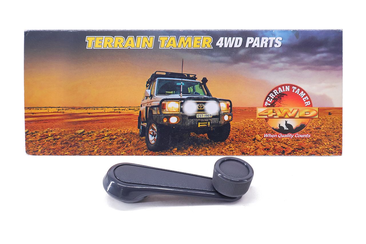 HANDLE WINDOW REGULATOR FRONT BLUISH GREY TRIM