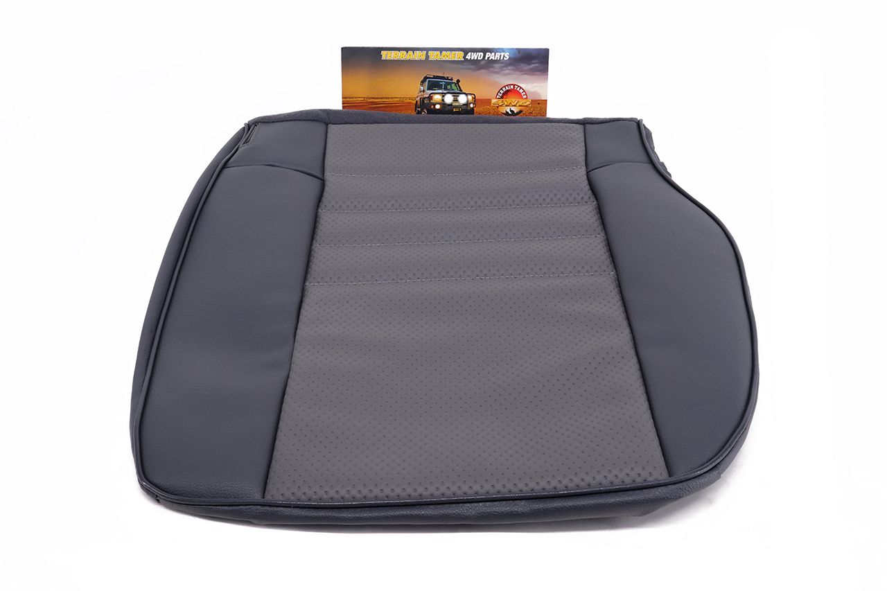 COVER FRONT SEAT CUSHIN R/H SEPERATE TYPE SLATE GREY TRIM