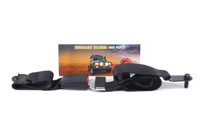 BELT ASSY SEAT LAP TYPE NO.3 BLACK TRIM REAR SEAT