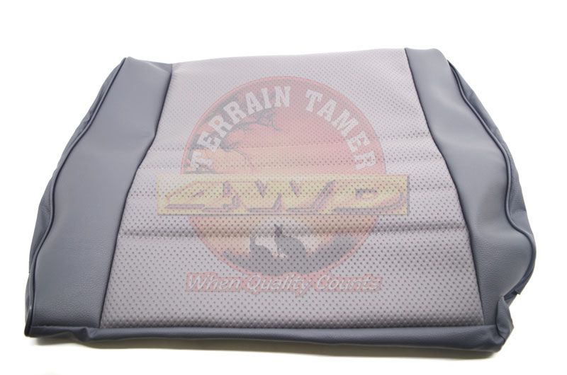 COVER FRONT SEAT BACK L/H FOR SEP.TYPE RHD SLATE GREY TRIM