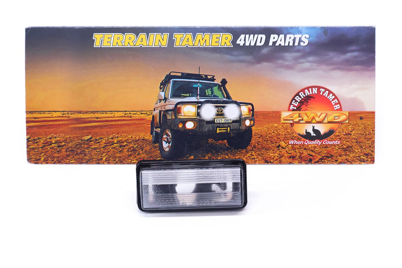 LENS LICENCE PLATE LAMP SPARE WHEEL CARRIER UNDER FLOOR