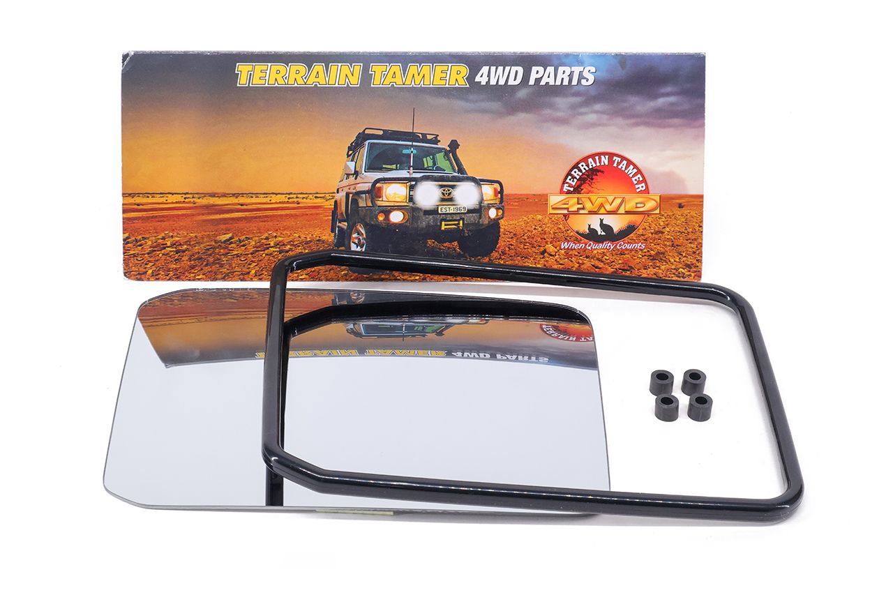MIRROR OUTER R/H WITHOUT PLATING