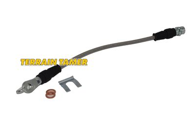 BRAIDED BRAKE HOSE REAR CENTRE NO.2 PLUS 60MM 1