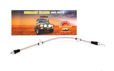 BRAIDED BRAKE HOSE FRONT L/H 3
