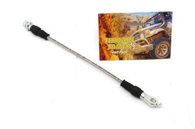 BRAIDED BRAKE HOSE REAR R/H OR L/H 2