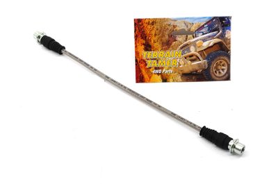 BRAIDED BRAKE HOSE REAR CENTRE NO.1 PLUS 60MM 2
