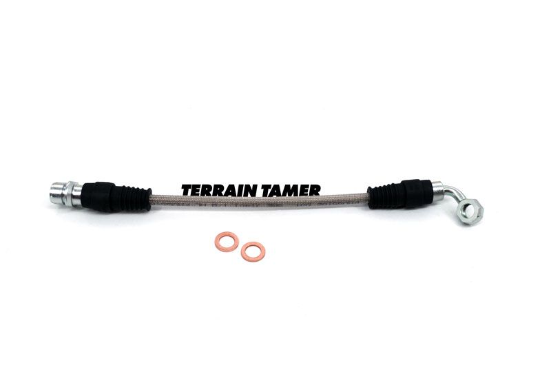 BRAIDED BRAKE HOSE REAR R/H SUITS ABS &amp; VSC
