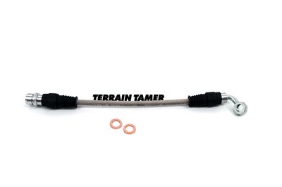 BRAIDED BRAKE HOSE REAR R/H SUITS ABS &amp; VSC