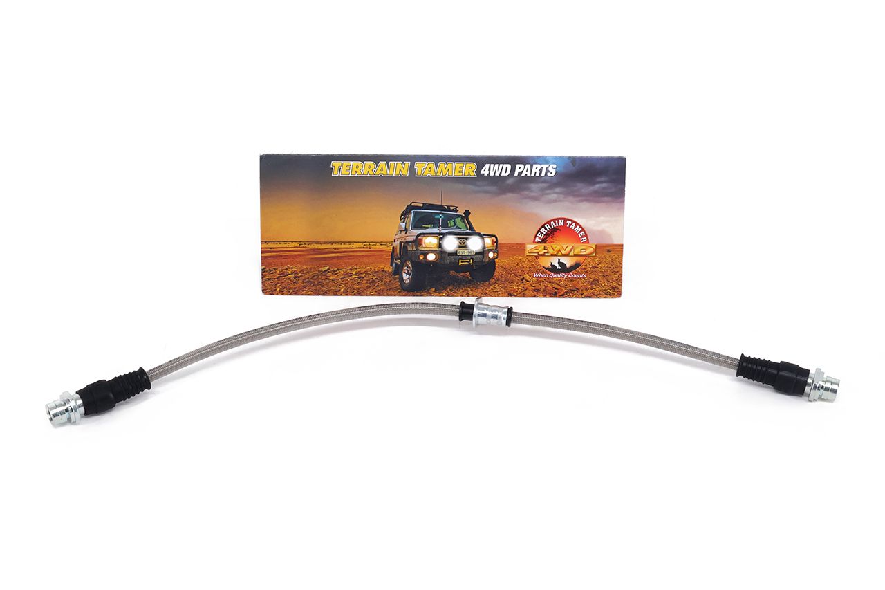 BRAIDED BRAKE HOSE FRONT R/H 4