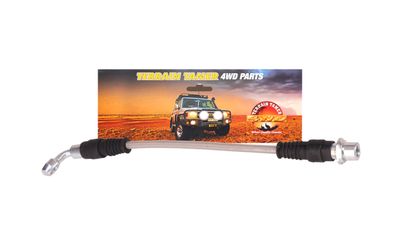 BRAIDED BRAKE HOSE REAR R/H SUITS DISC BRAKE 1