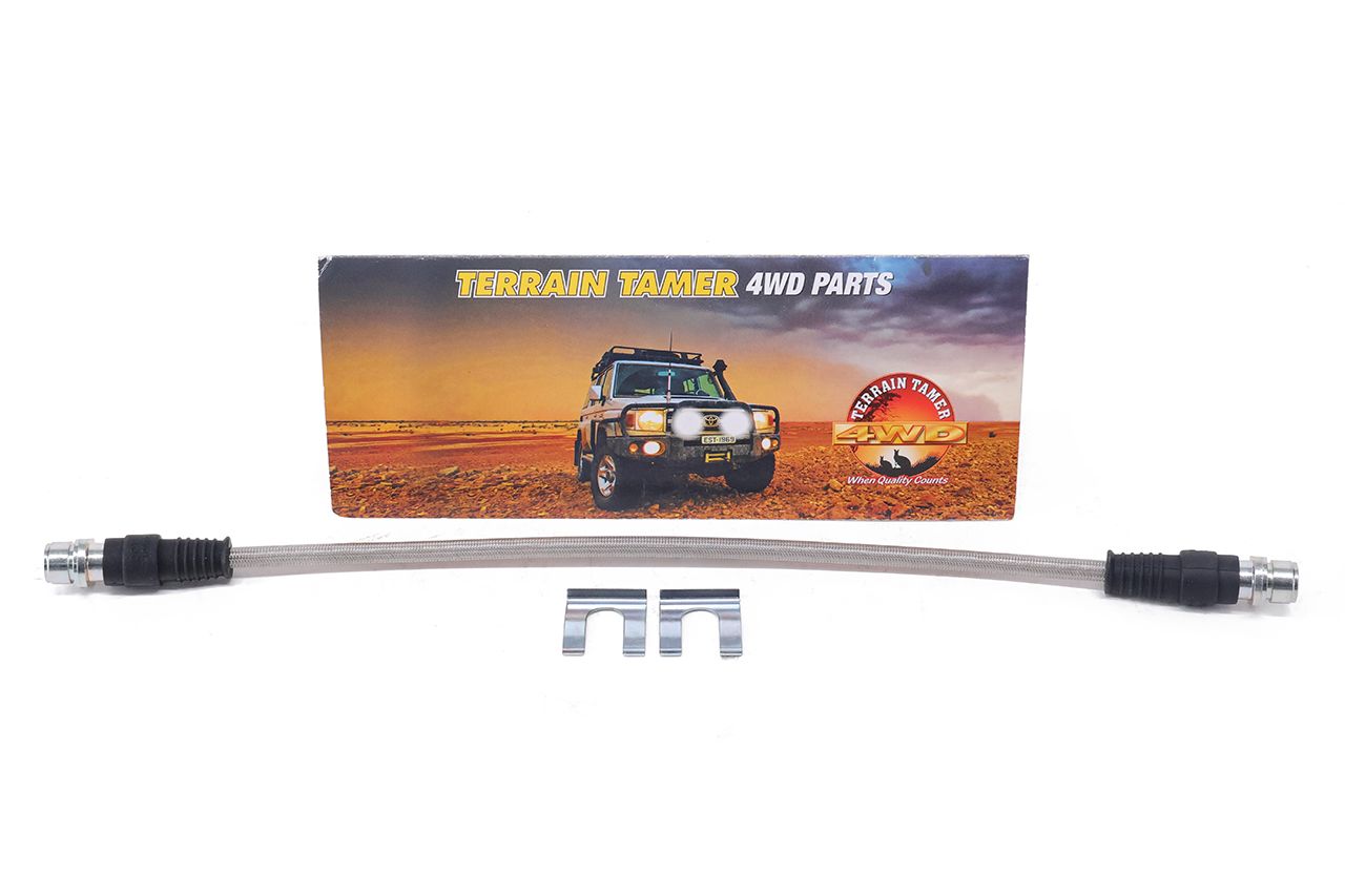 BRAIDED BRAKE HOSE REAR CENTRE WITH VSC
