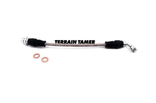 BRAIDED BRAKE HOSE REAR L/H SUITS ABS &amp; VSC