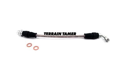 BRAIDED BRAKE HOSE REAR L/H SUITS ABS &amp; VSC
