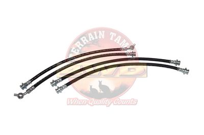 HOSE KIT BRAKE FRONT AND REAR 50MM LONGER THAN ORIGINAL 4