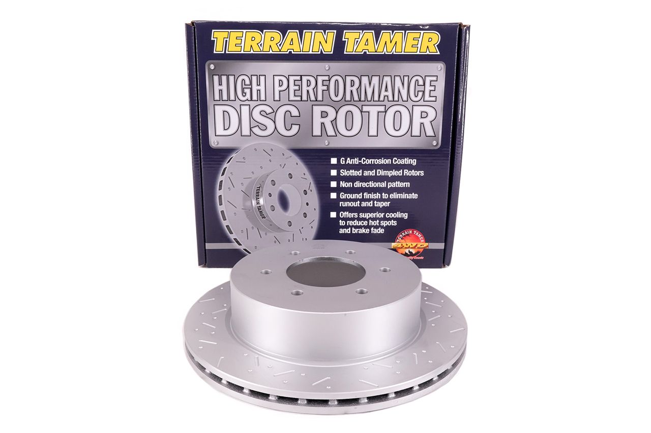 T/T DIMPLED &amp; SLOTTED DISC ROTOR REAR DR3110HP