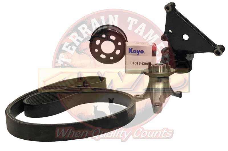 ENG PULLEY KIT VDJ7#MINUS AIRCON INC ALL PULLEYS &amp; FAN BRAK