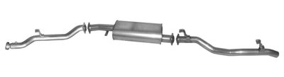 HI FLOW DPF BACK EXHAUST KIT 409 STAINLESS STEEL 1