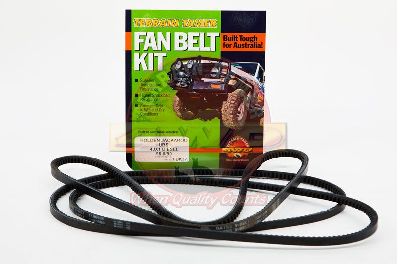 FAN BELT KIT FAN &amp; A/C 4JX1 3L DIESEL 1998-8/99