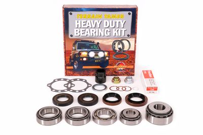 DIFF O/HAUL KIT SOLID SPACER INC HP PINION BEARINGS &amp; SEAL