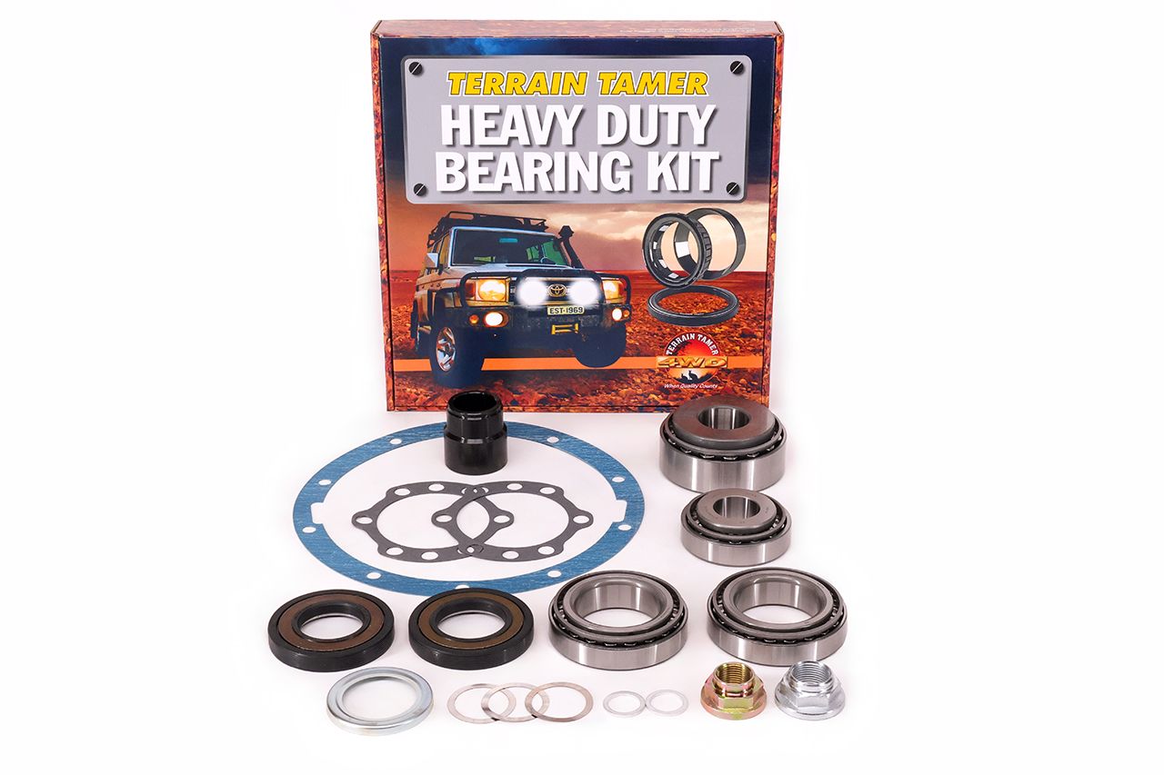 DIFF O/HAUL KIT SOLID SPACER INC.HP PINION BEARING &amp; SEAL