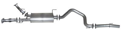 HI FLOW DPF BACK EXHAUST KIT 409 STAINLESS STEEL 2
